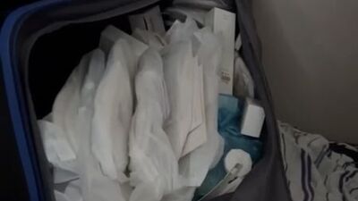 Rus ailenin bavulundan bunlar çıktı