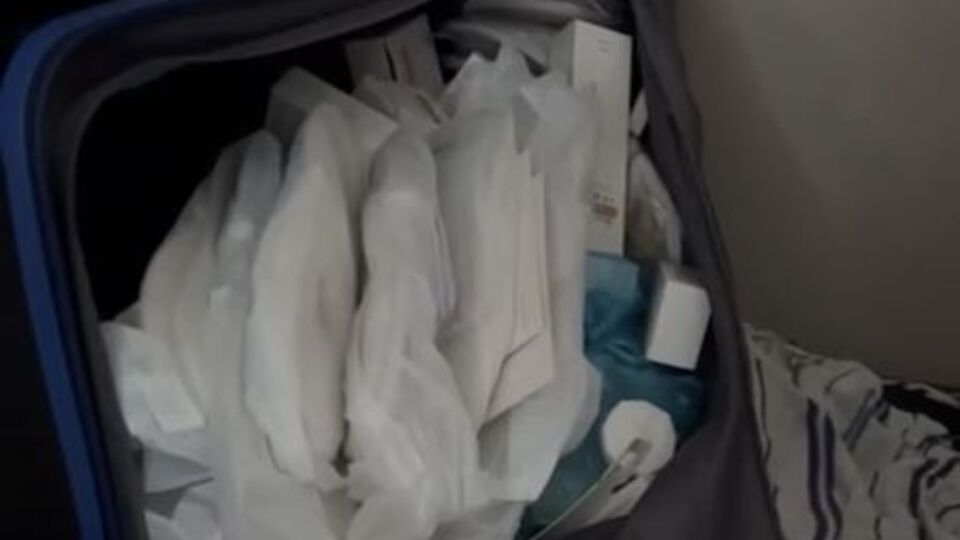 Rus ailenin bavulundan bunlar çıktı