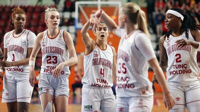 Galatasaray Çağdaş Faktoring deplasmanda kazandı