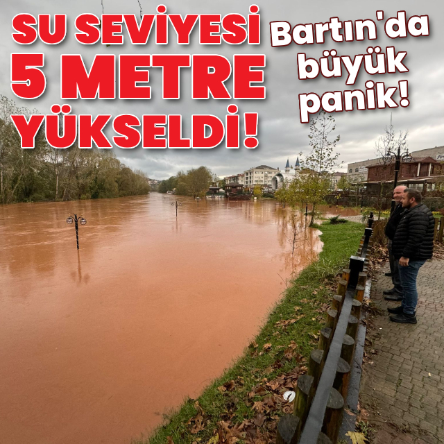 Bartın'da şiddetli sağanak paniği!