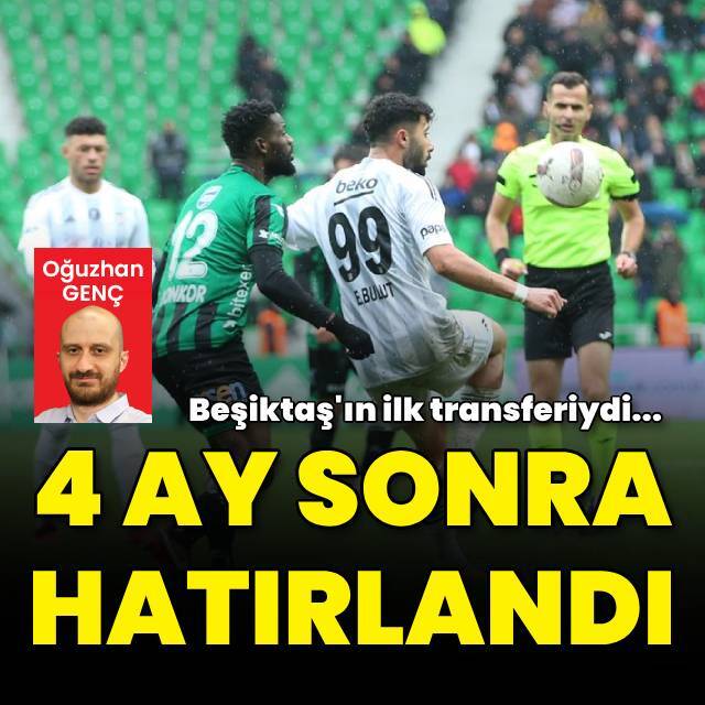 4 ay sonra hatırlandı!