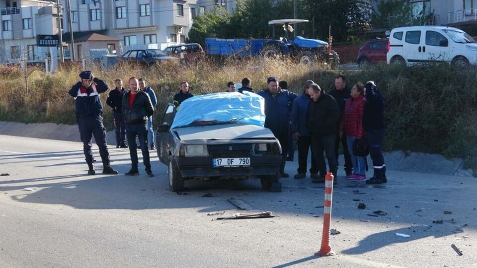 Çanakkale'de kaza: 1 ölü, 1 yaralı