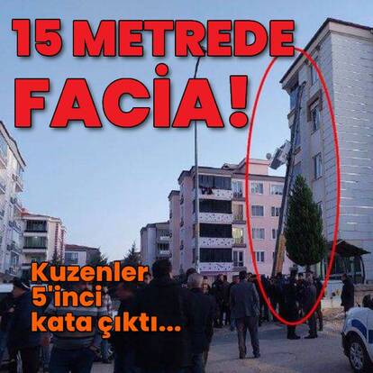 15 metrede facia! Kapağı açıldı...