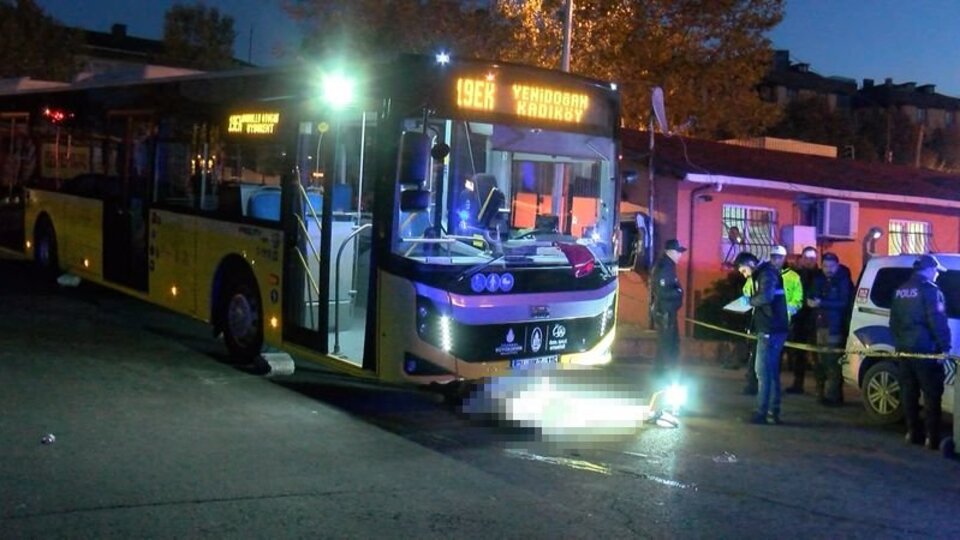 Feci kaza! Otobüsün çarptığı kadın öldü