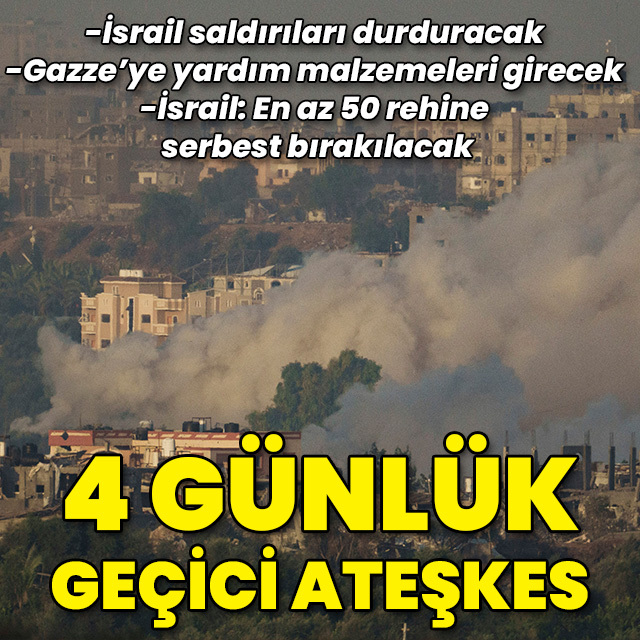 İsrail saldırılarını durduracak: Geçici ateşkese onay