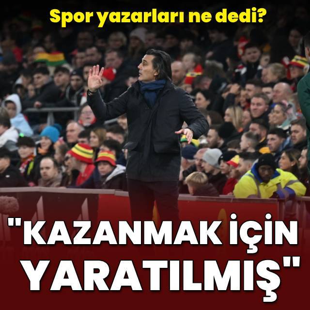 "Kazanmak için yaratılmış"