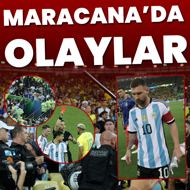 Olaylı maçta kazanan Arjantin