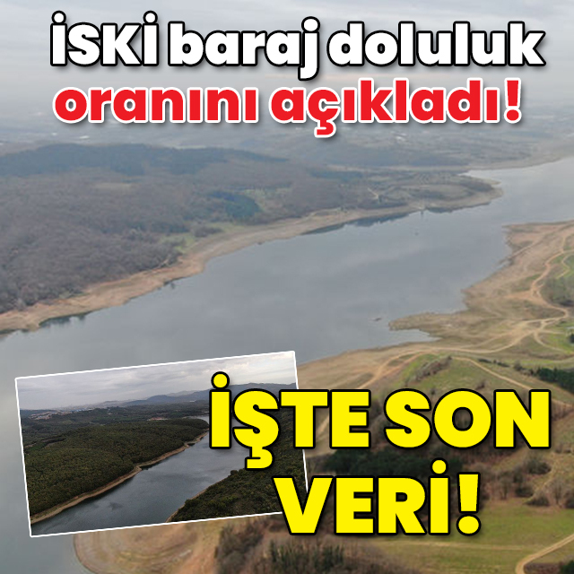 İSKİ baraj doluluk oranını açıkladı! İşte son veri!