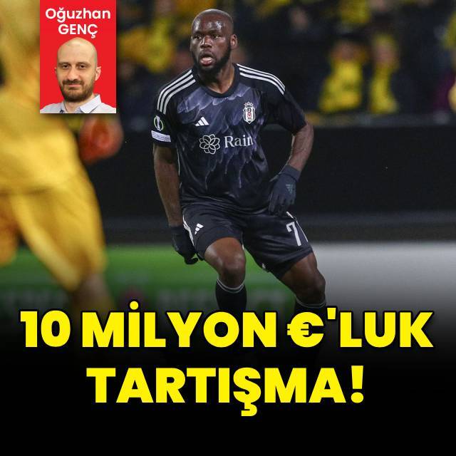 10 milyon Euro'luk tartışma