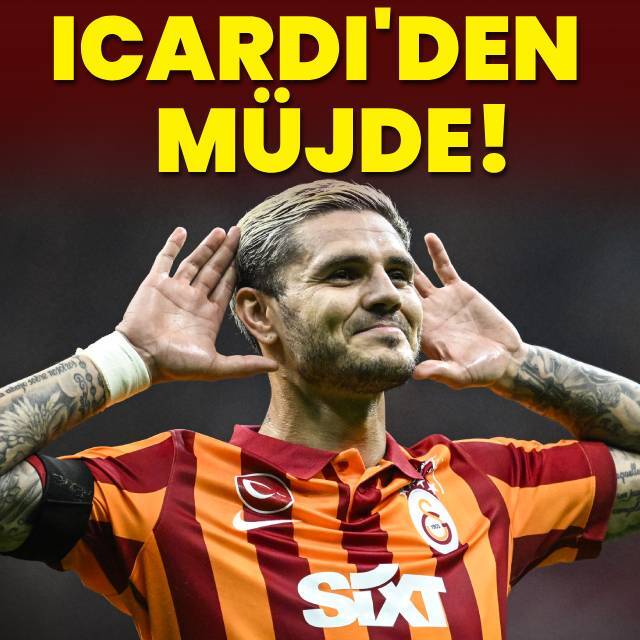 Galatasaray'a Icardi'den müjde!
