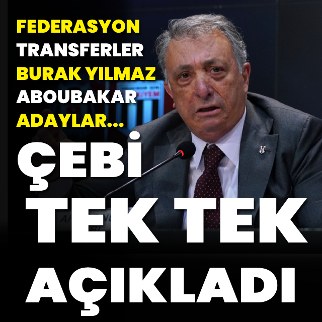 Ahmet Nur Çebi tek tek açıkladı!