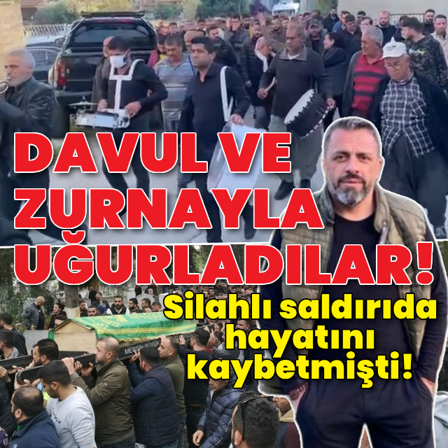 Kulüp başkanının cenazesinde davul zurna çalındı