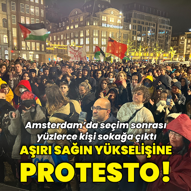 Aşırı sağın yükselişi protesto edildi