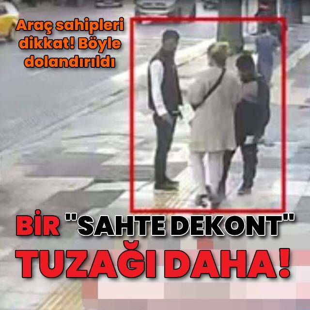 Bir "sahte dekont" tuzağı daha!