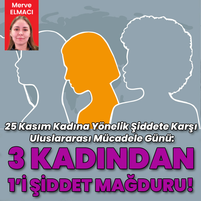 Her 3 kadından 1'i tehdit altında!
