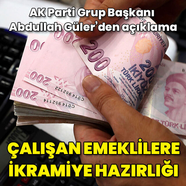 Çalışan emeklilere ikramiye açıklaması