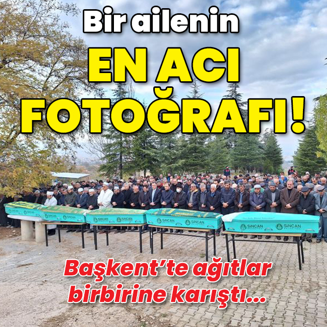 Komşuları katletmişti... Bir ailenin en acı fotoğrafı!