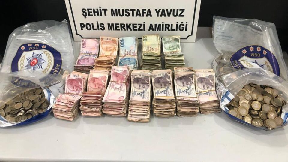 Dilencinin üzerinden çıktı: 16 bin lira