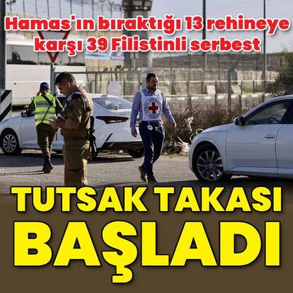 İsrailli esirlerin takas işlemleri başladı