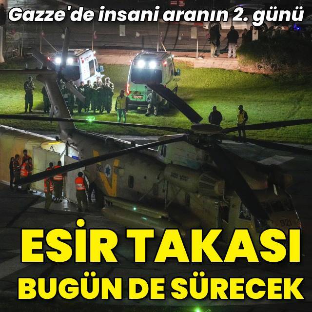 Rehine takası bugün de devam edecek