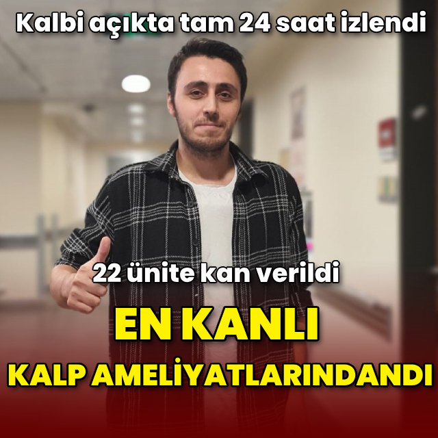Tıp literatürüne girecek ameliyatla hayata tutundu