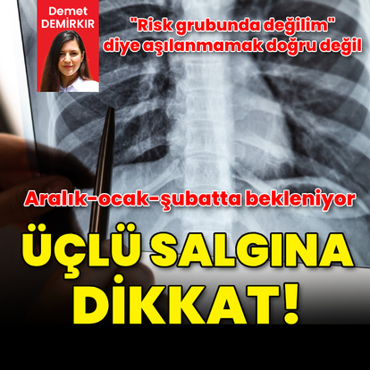 Üçlü enfeksiyon grip, RSV ve Covid-19'a dikkat!