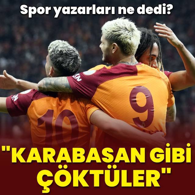 "Karabasan gibi çöktüler"