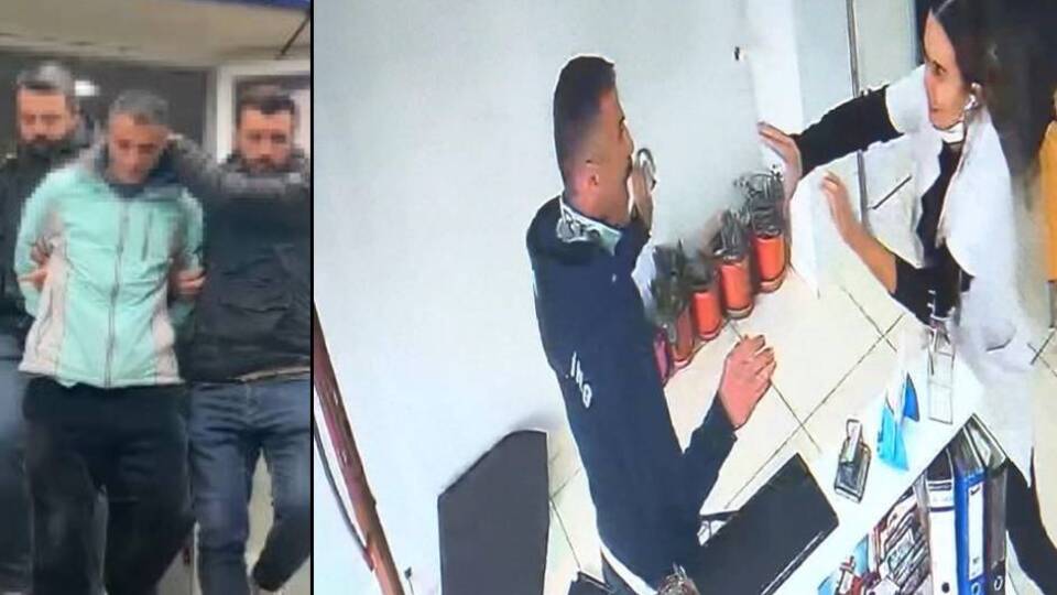 Doktora saldıran maganda tutuklandı