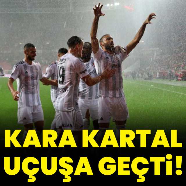 Kartal uçuşa geçti!