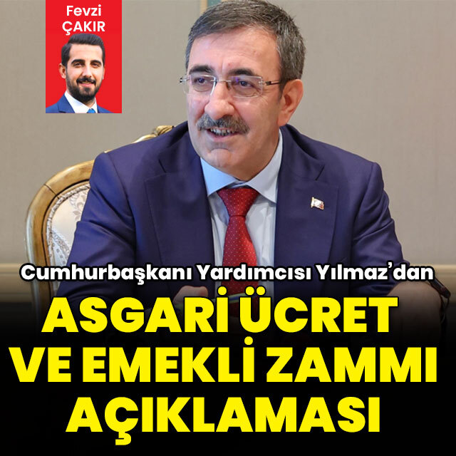 Cumhurbaşkanı Yardımcısı Yılmaz'dan asgari ücret açıklaması