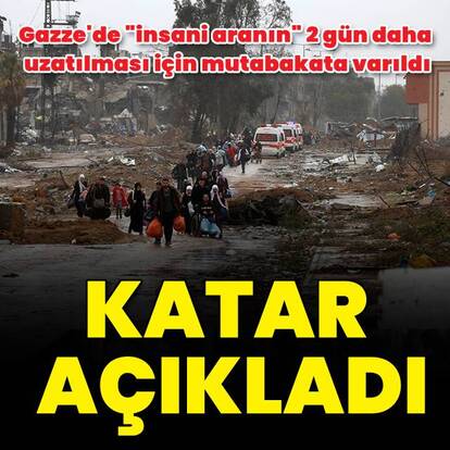 Hamas'tan 'insani ara' açıklaması