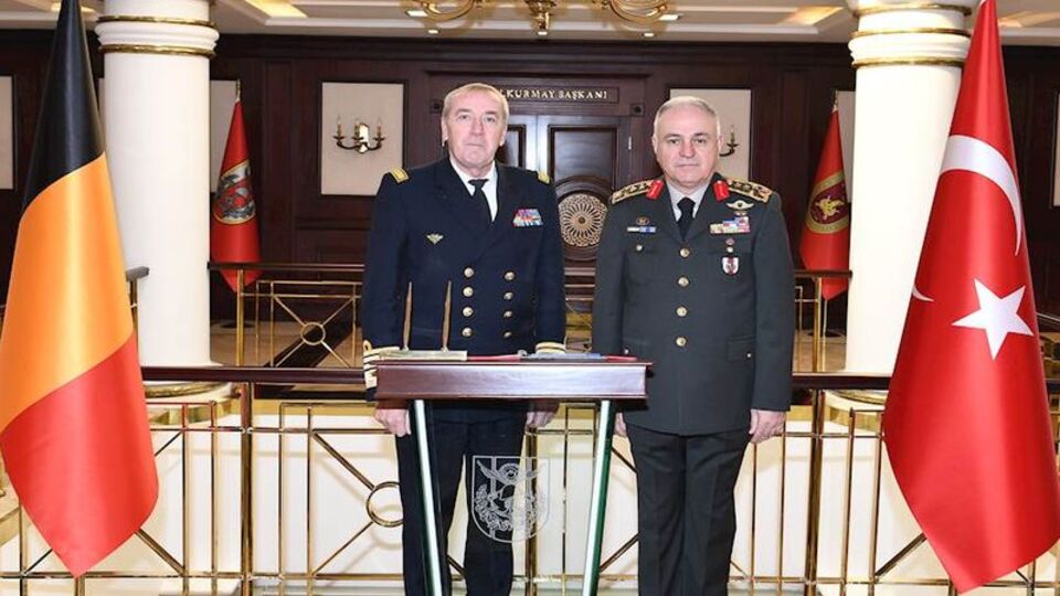 Genelkurmay Başkanı Gürak, Belçikalı mevkidaşı ile görüştü