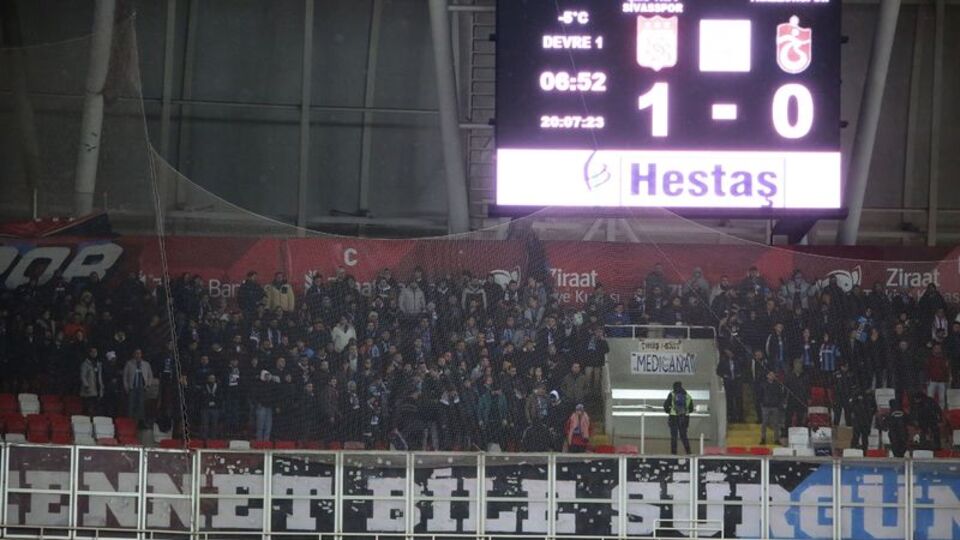 Taraftarı, Trabzonspor'u yalnız bırakmadı