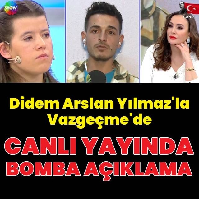 Canlı yayında bomba açıklamalar