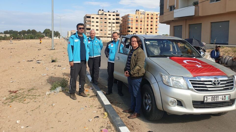Sahra Hastanesi için gönderilen teknik heyet Gazze'de