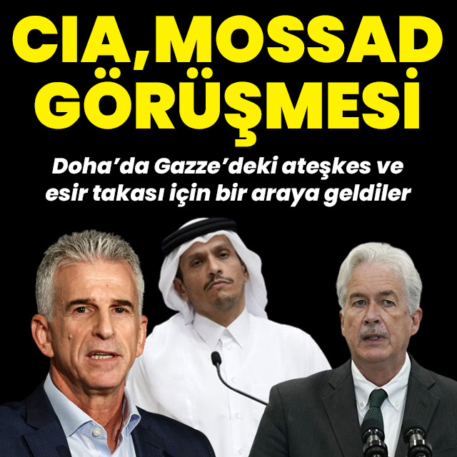 CIA, Mossad ve Katar Gazze için görüştü