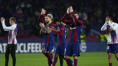 Barça iki yıl sonra son 16'da