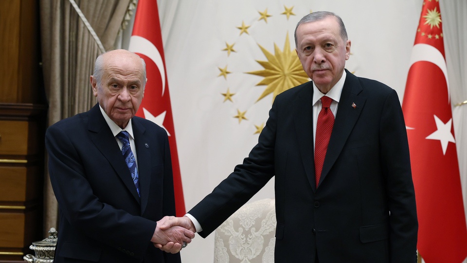 Cumhurbaşkanı Erdoğan ile Bahçeli görüştü