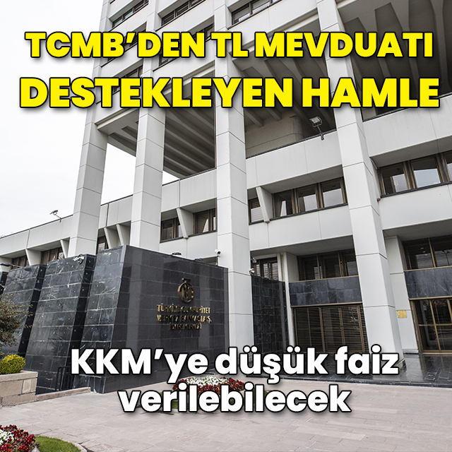 Merkez Bankası'ndan TL mevduatı destekleyecek adımlar