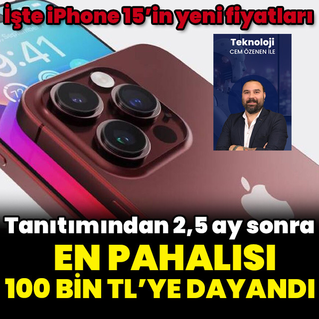 iPhone'a zam geldi: işte yeni fiyatlar