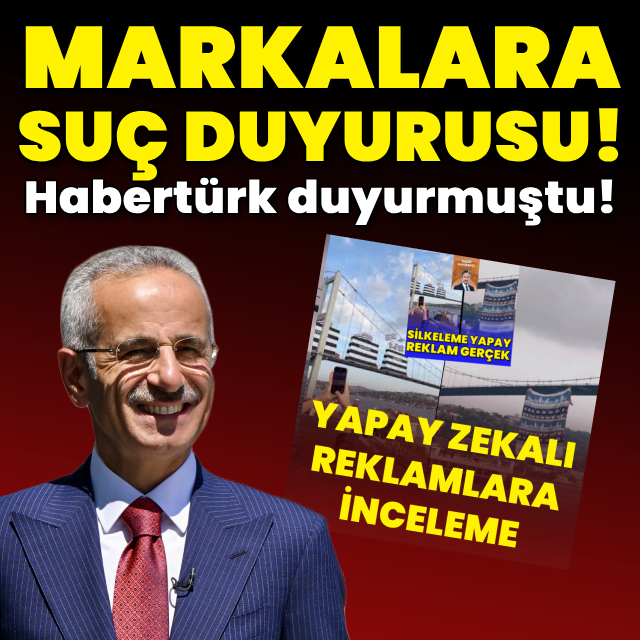 Köprüdeki yapay zeka reklamları için suç duyurusu!