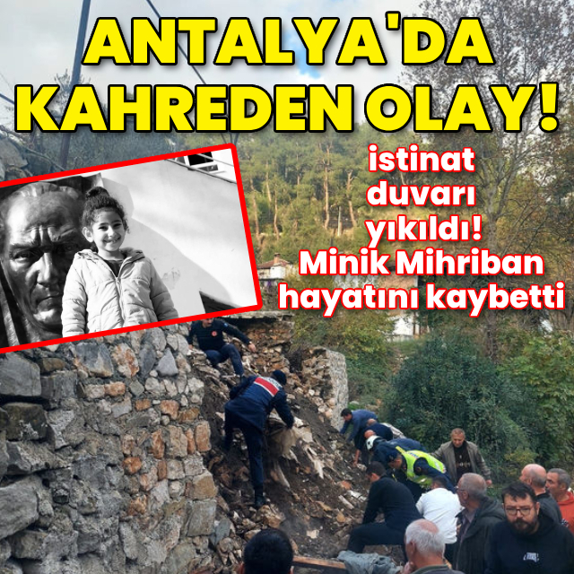 Antalya'da yürek yakan olay!
