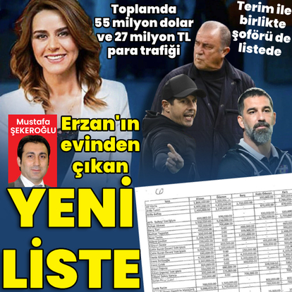 Seçil Erzan’ın evinde çıkan yeni liste