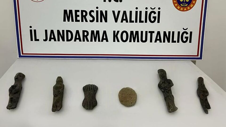 Mersin'de tarihi eser operasyonu