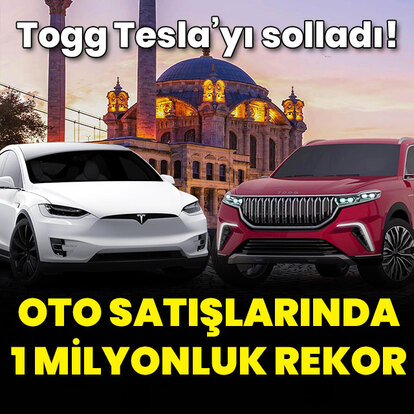 Otomotivde 1 milyon aşıldı