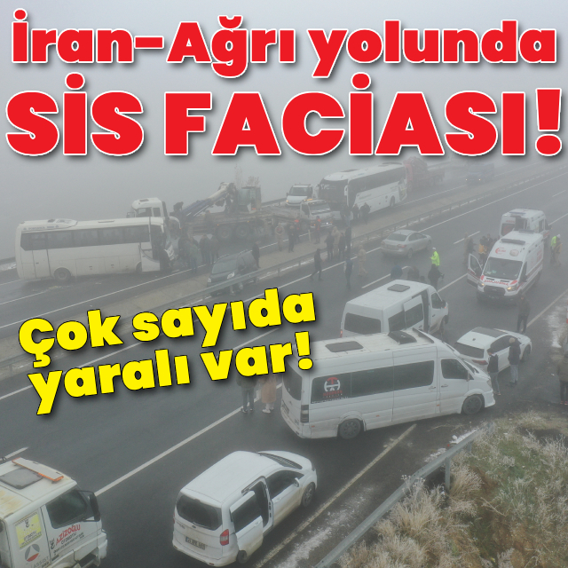 İran-Ağrı kara yolunda sis faciası!