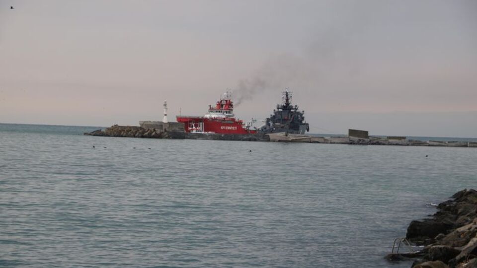 Nene Hatun gemisi arama çalışmalarına katıldı