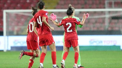 A Milli Kadın Futbol Takımı rahat kazandı