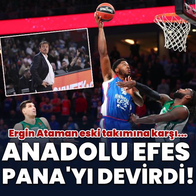 Anadolu Efes, Panathinaikos'u geçti!