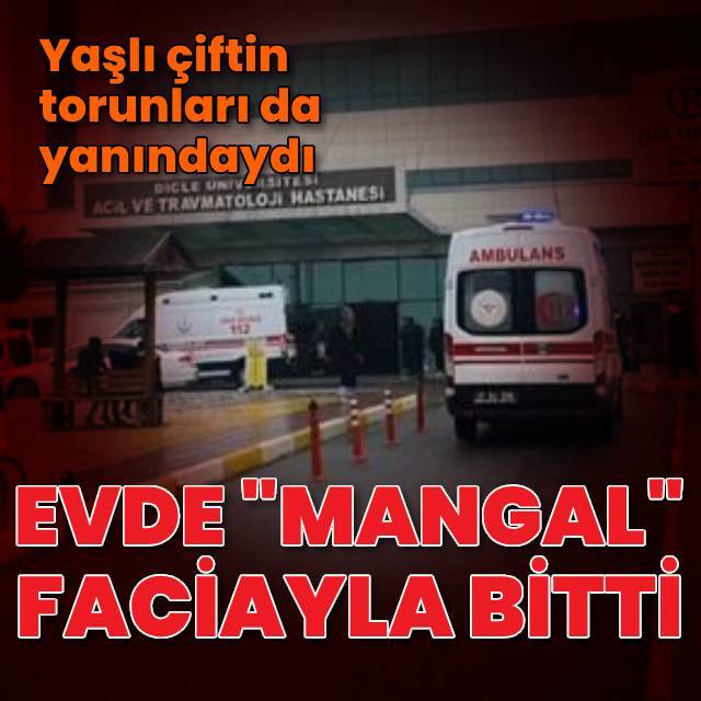 Evde "mangal" faciayla bitti!